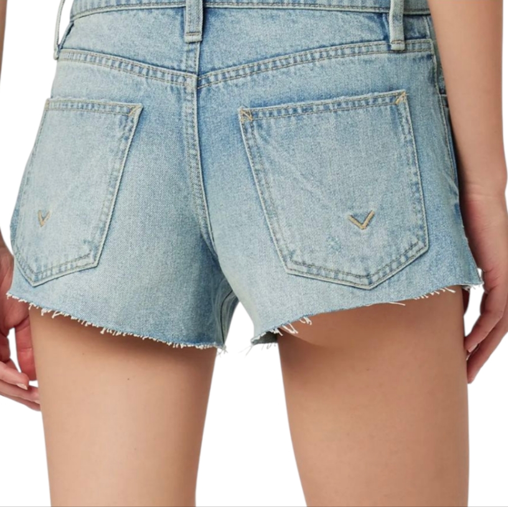 HUDSON "Lori" rigid denim cut-off style denim jean shorts sz 27 NWT